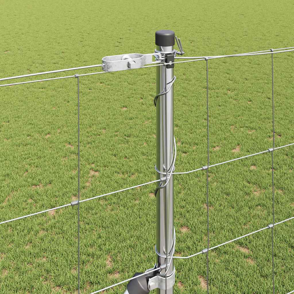 Palo della recinzione Zincato 25 x 1,5 m Acciaio | homemem39
