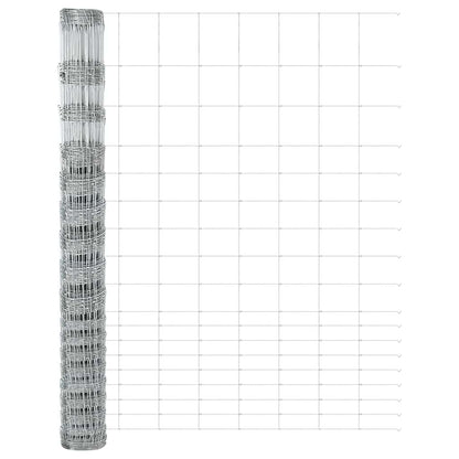 Palo della recinzione Zincato 25 x 1,5 m Acciaio | homemem39