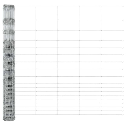 Palo della recinzione Zincato 25 x 1,5 m Acciaio | homemem39