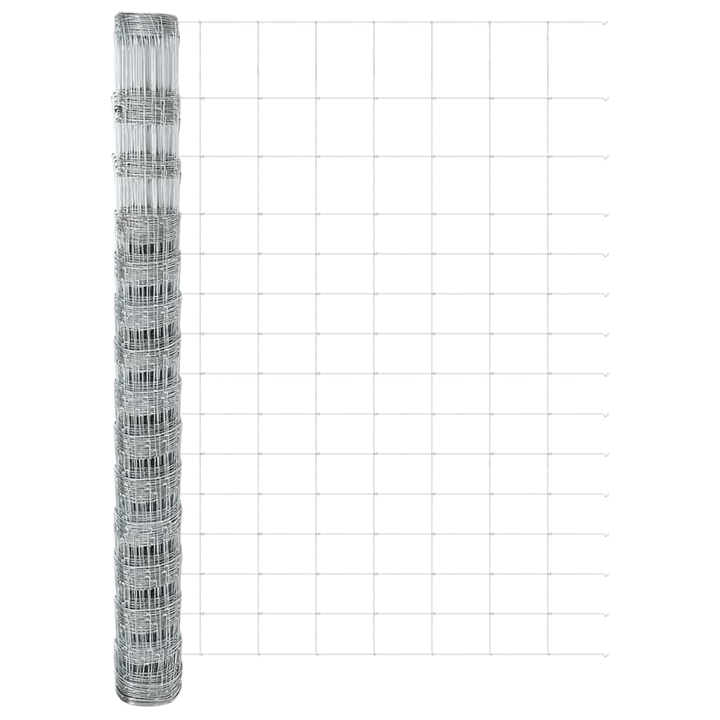 Palo della recinzione Zincato 25 x 1,6 m Acciaio | homemem39