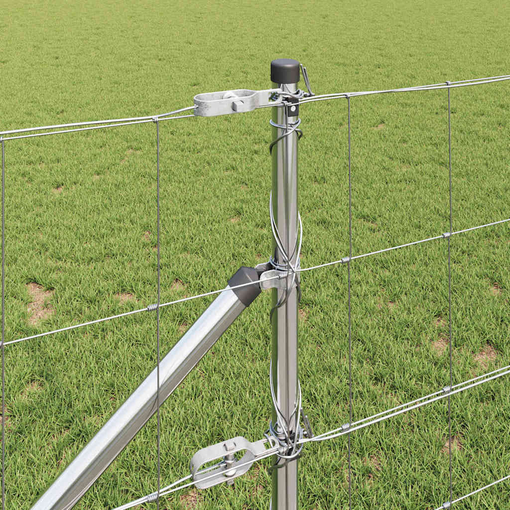 Palo della recinzione Zincato 50 x 0,8 m Acciaio | homemem39