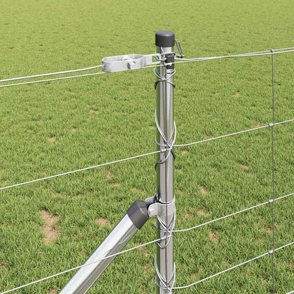 Palo della recinzione Zincato 50 x 1 m Acciaio | homemem39