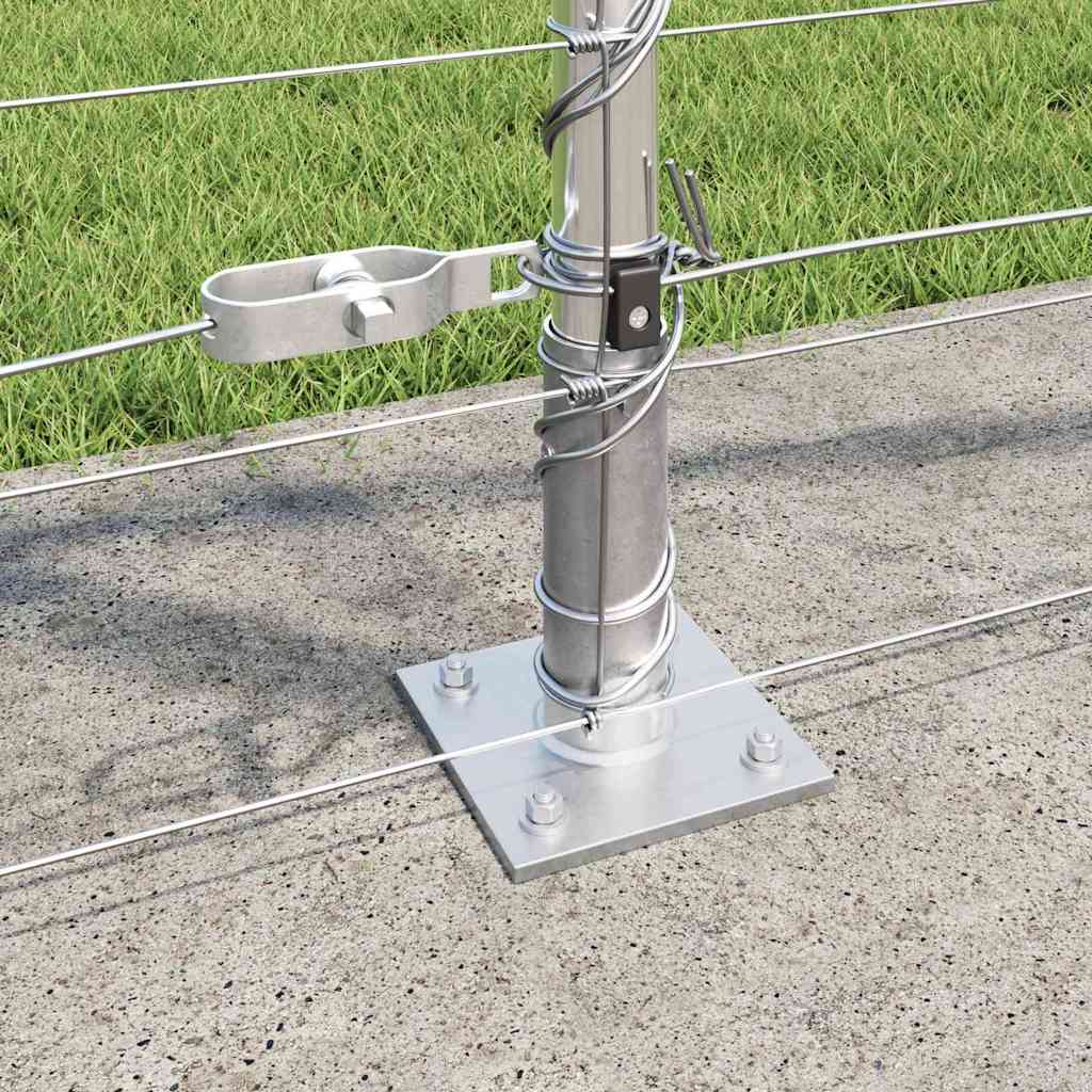 Palo della recinzione Zincato 50 x 1,2 m Acciaio | homemem39