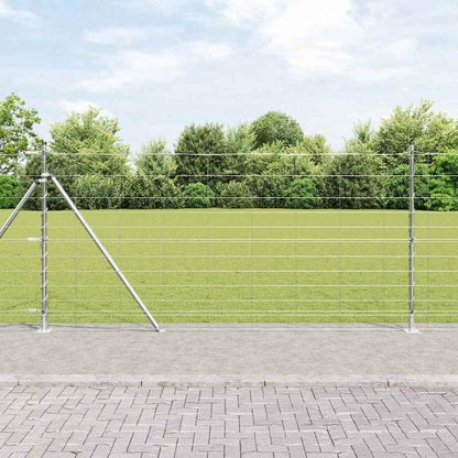 Palo della recinzione Zincato 50 x 1,2 m Acciaio | homemem39