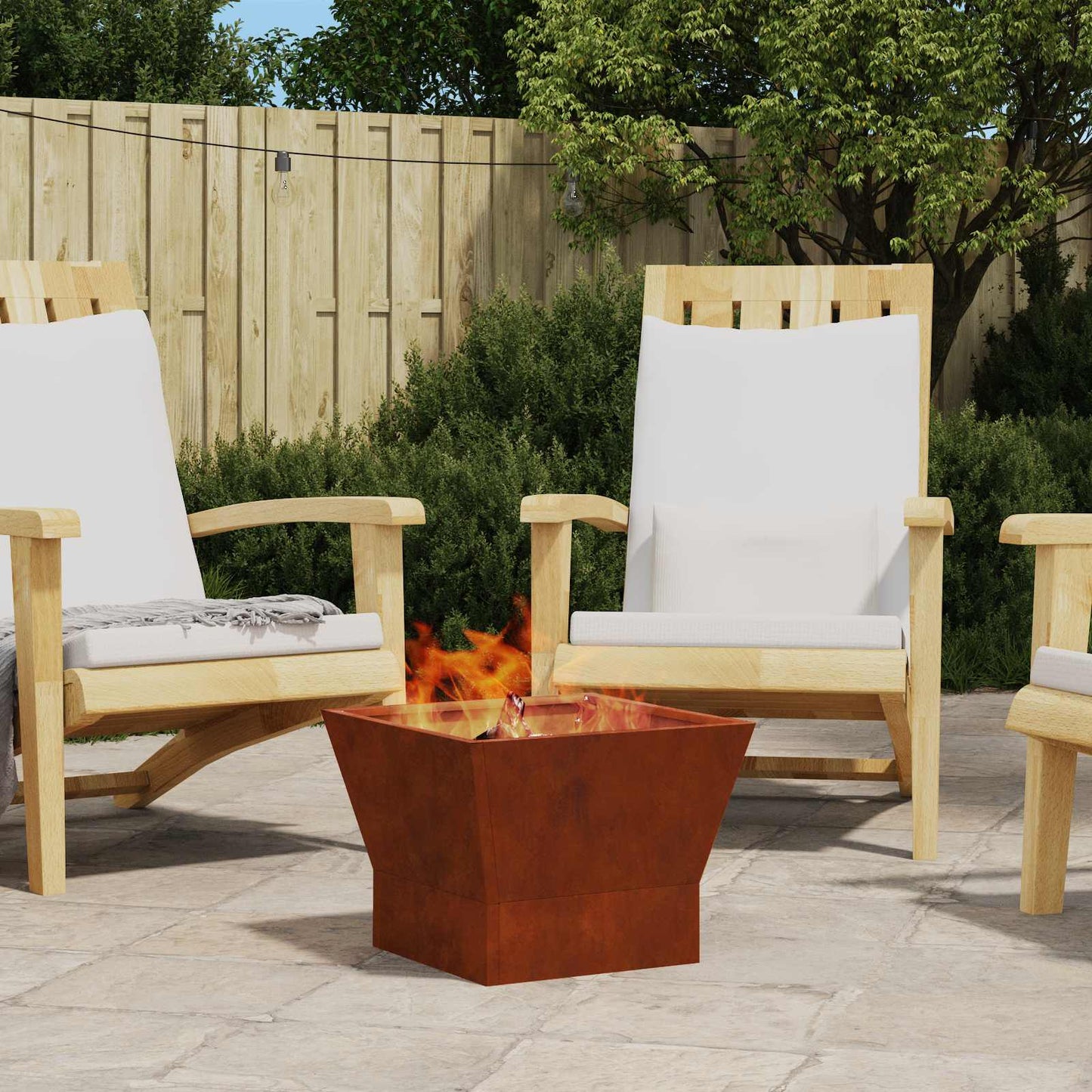 Focolare Marrone 40 x 40 x 35 cm | homemem39