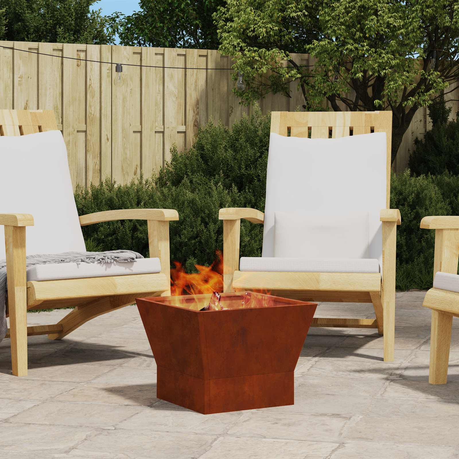 Focolare Marrone 40 x 40 x 35 cm | homemem39