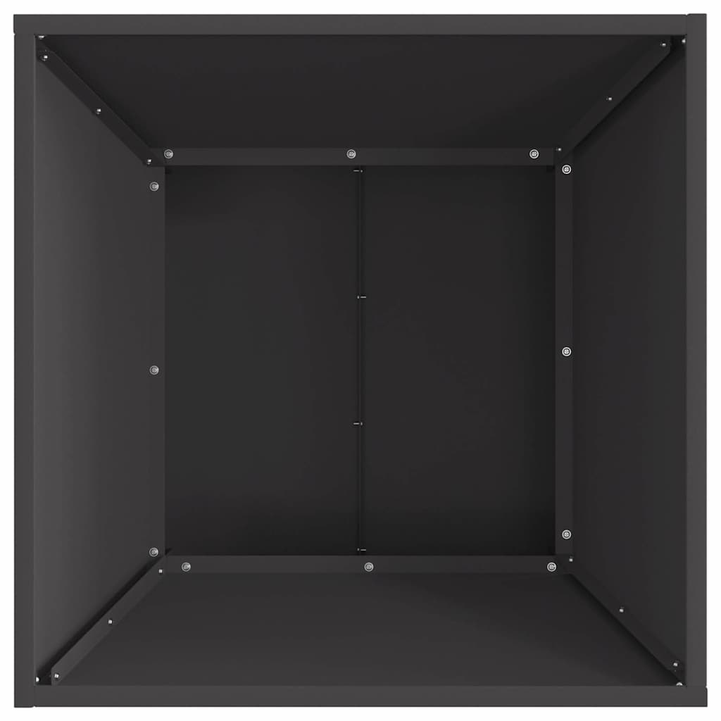 Focolare Nero 60 x 60 x 35 cm Acciaio | homemem39