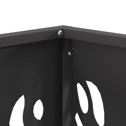 Focolare Nero 40 x 40 x 40 cm Acciaio