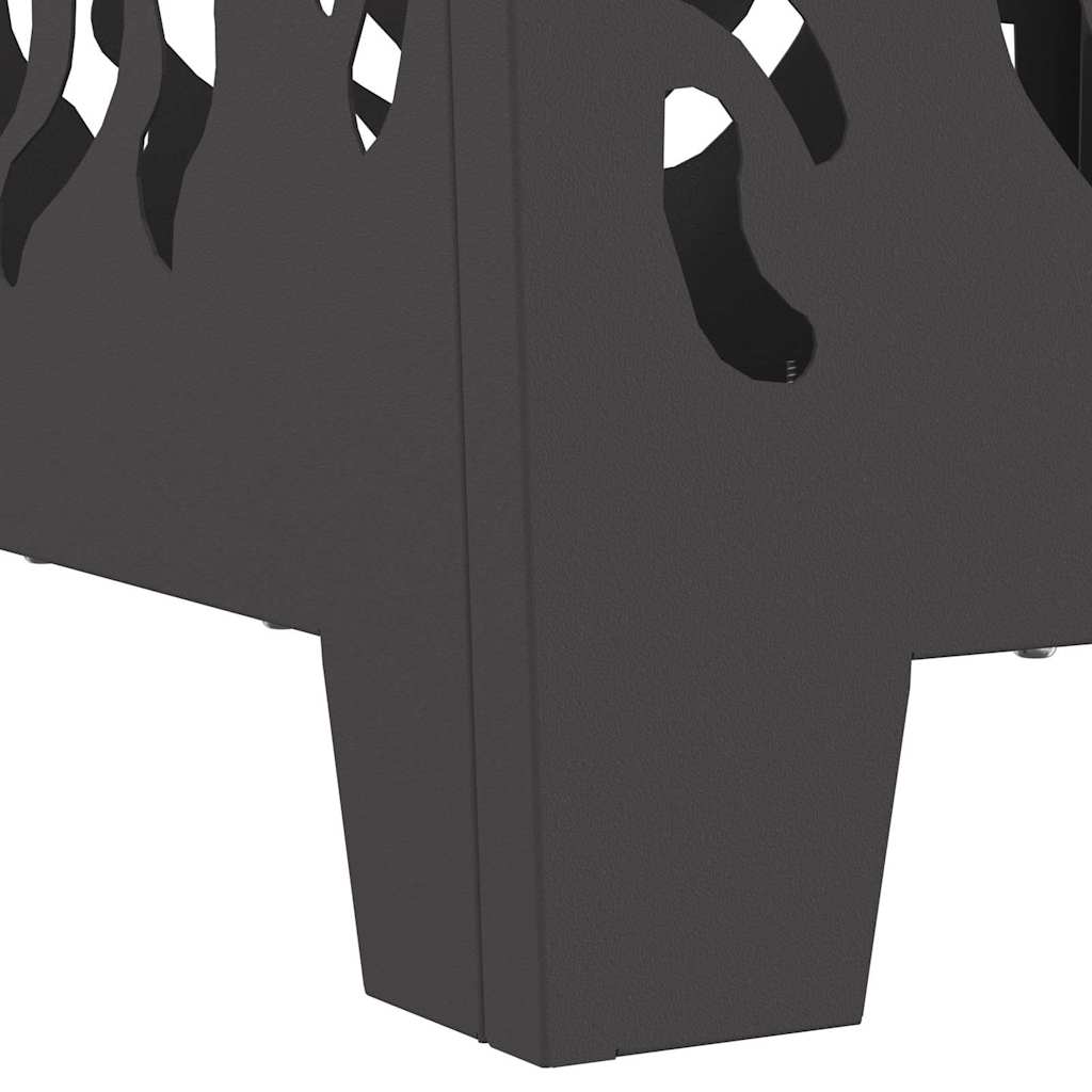 Focolare Nero 40 x 40 x 40 cm Acciaio