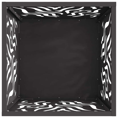 Focolare Nero 40 x 40 x 40 cm Acciaio