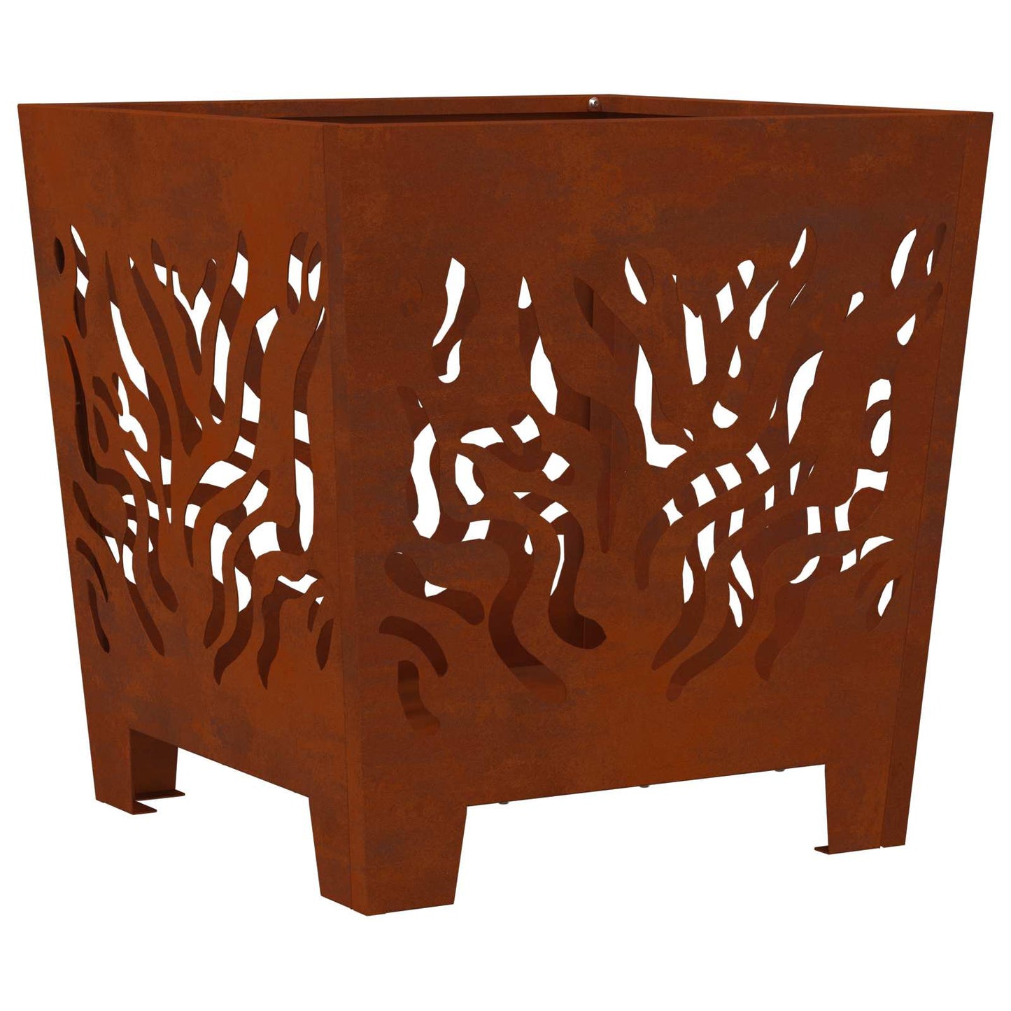 Focolare Marrone 40 x 40 x 40 cm acciaio corten | homemem39