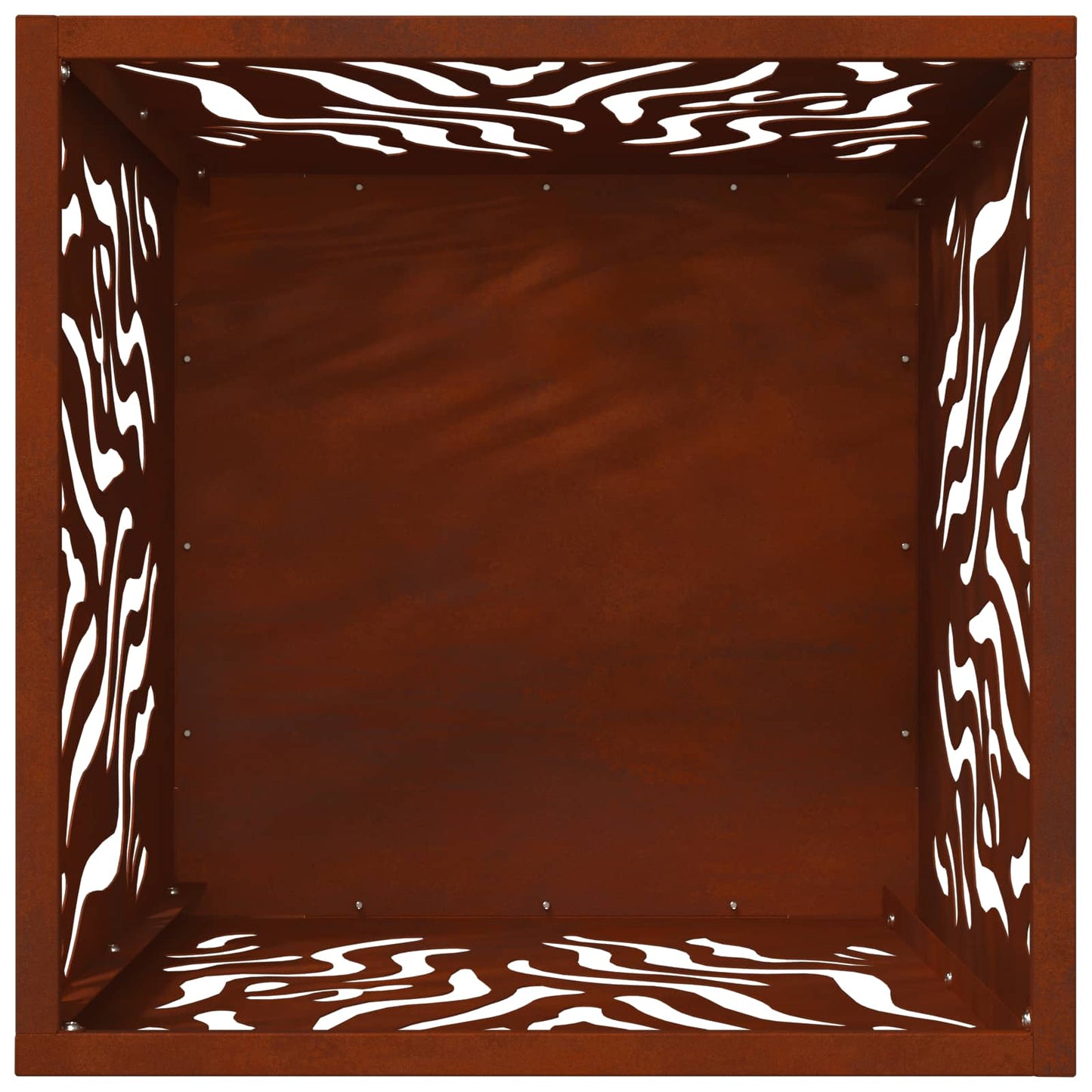 Focolare Marrone 40 x 40 x 40 cm acciaio corten | homemem39