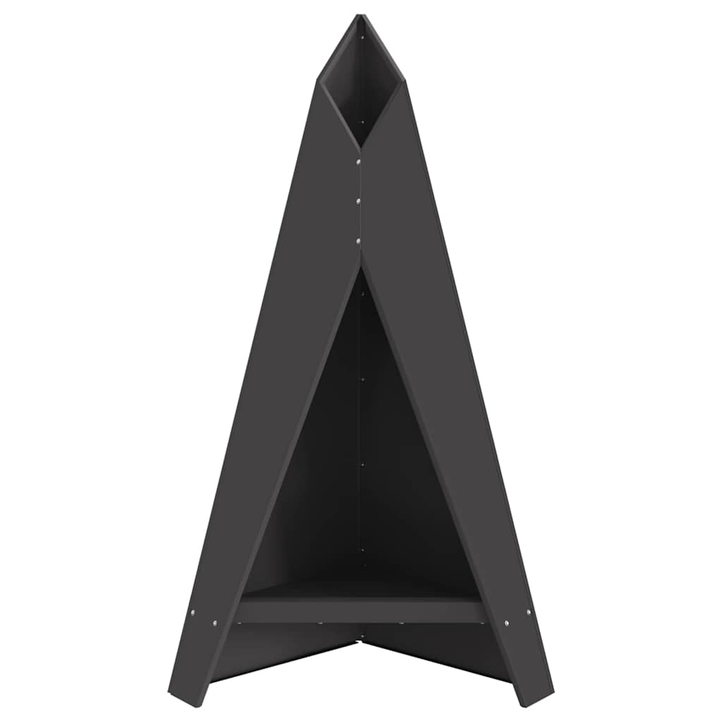 Focolare Nero 58 x 40 x 100 cm Acciaio | homemem39