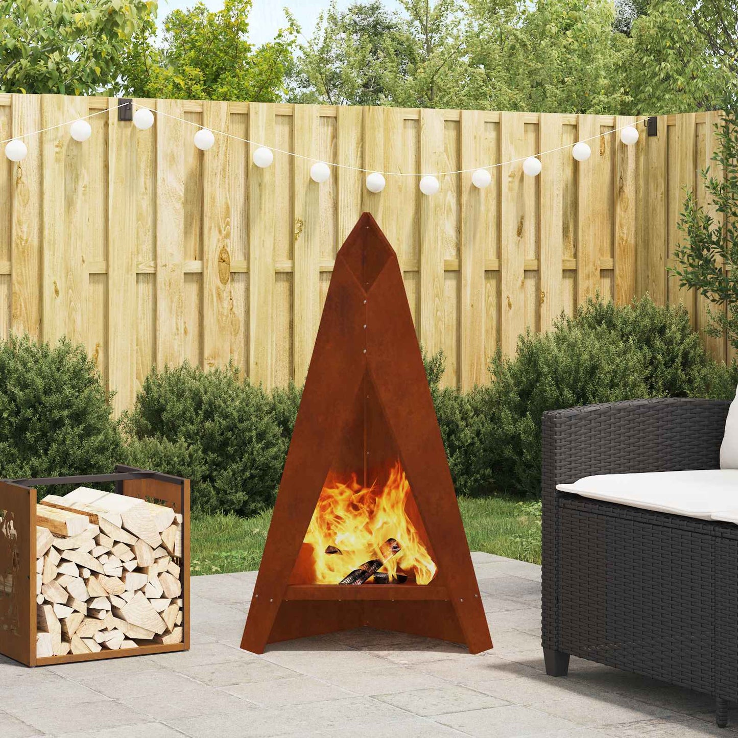 Focolare Marrone 58 x 40 x 100 cm | homemem39