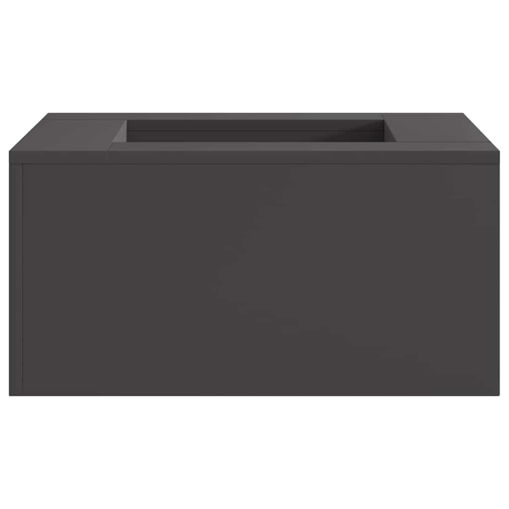 Focolare Nero 60 x 60 x 30 cm Acciaio