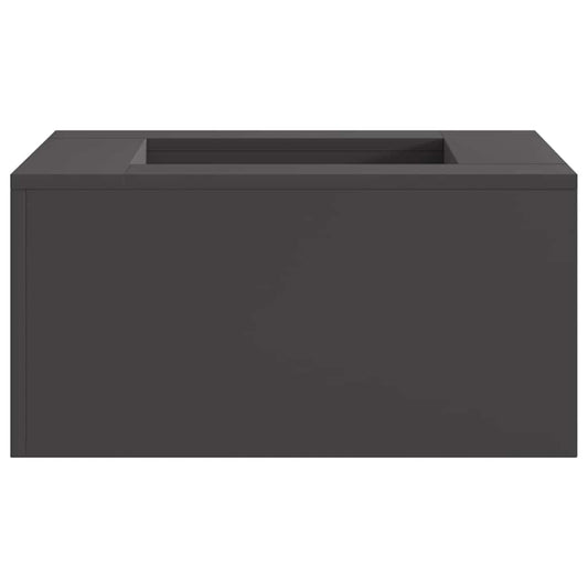 Focolare Nero 60 x 60 x 30 cm Acciaio