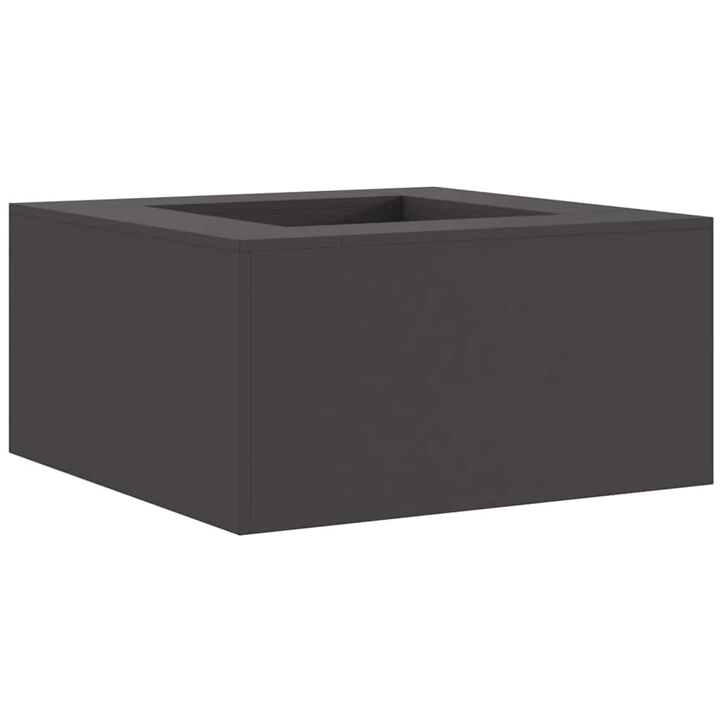 Focolare Nero 80 x 80 x 40 cm Acciaio laminato a freddo