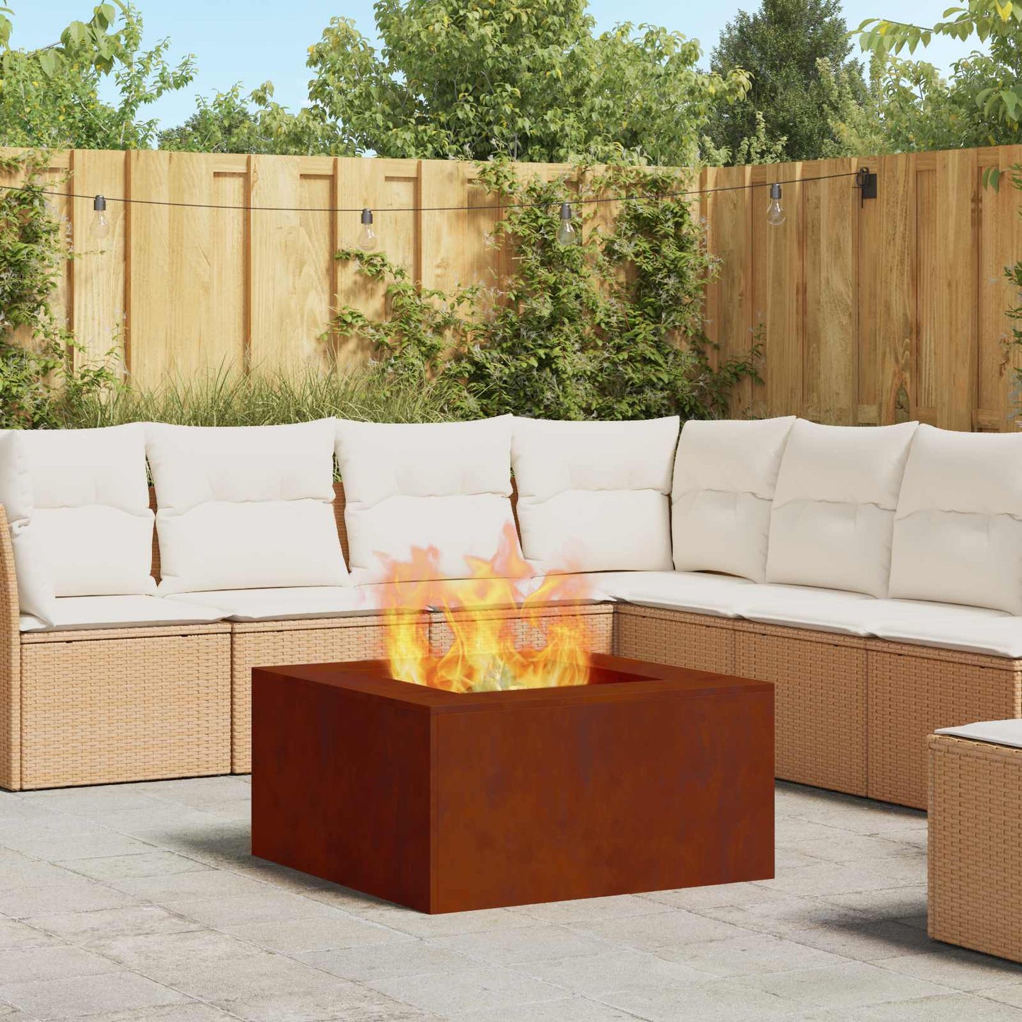 Focolare Marrone 80 x 80 x 40 cm | homemem39