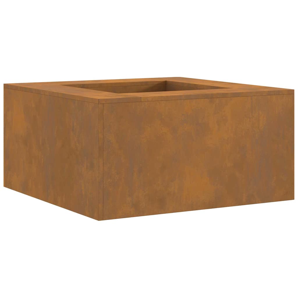 Focolare Marrone 80 x 80 x 40 cm acciaio corten