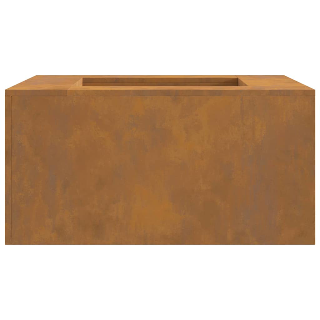 Focolare Marrone 80 x 80 x 40 cm acciaio corten