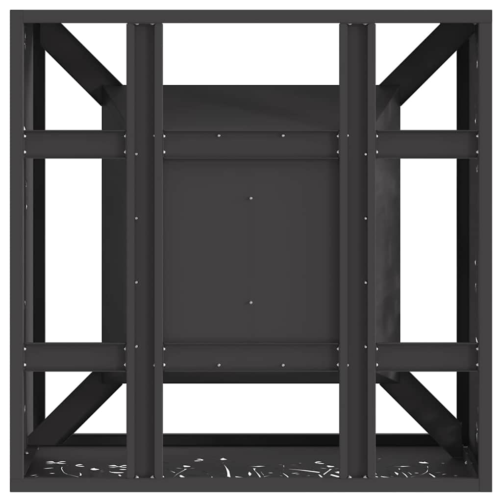 Focolare Nero 60 x 60 x 30 cm Acciaio