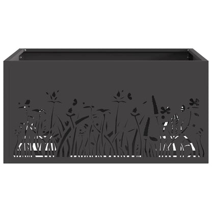 Focolare Nero 60 x 60 x 30 cm Acciaio