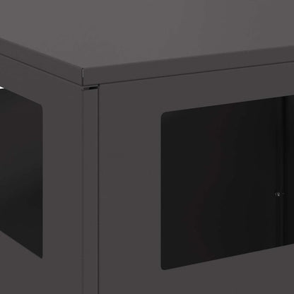 Focolare Nero 50 x 50 x 100 cm Acciaio