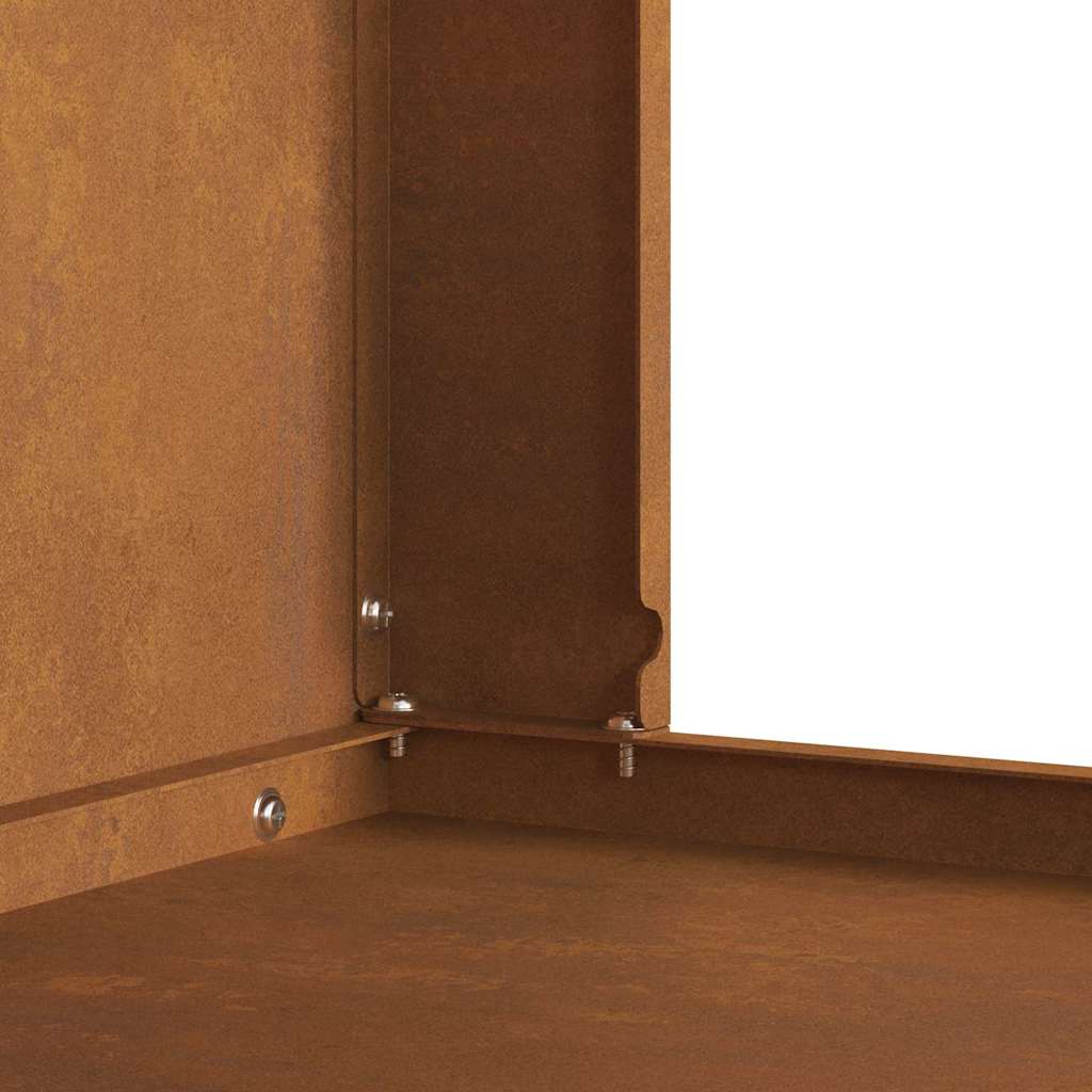 Focolare Marrone 60 x 40 x 96 cm Acciaio