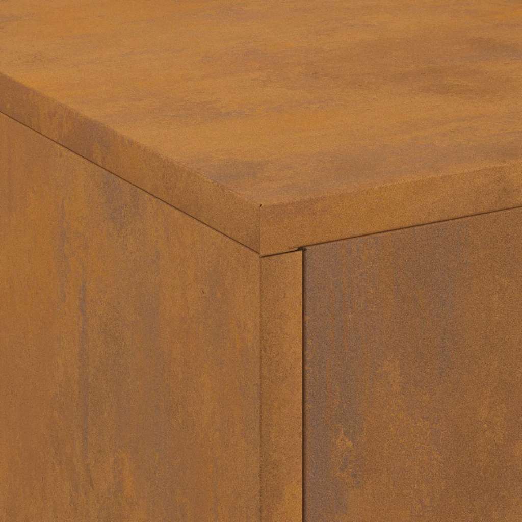 Focolare Marrone 80 x 50 x 96 cm acciaio corten