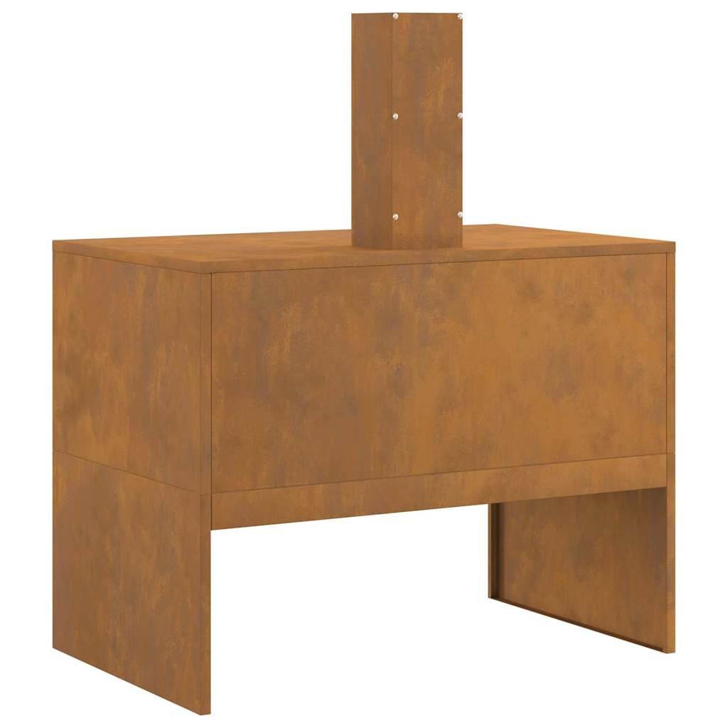 Focolare Marrone 80 x 50 x 96 cm acciaio corten