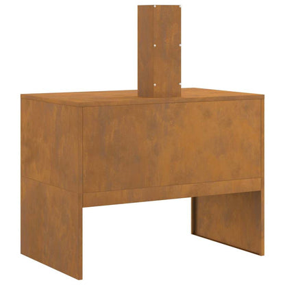 Focolare Marrone 80 x 50 x 96 cm acciaio corten