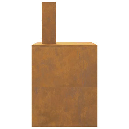 Focolare Marrone 80 x 50 x 96 cm acciaio corten