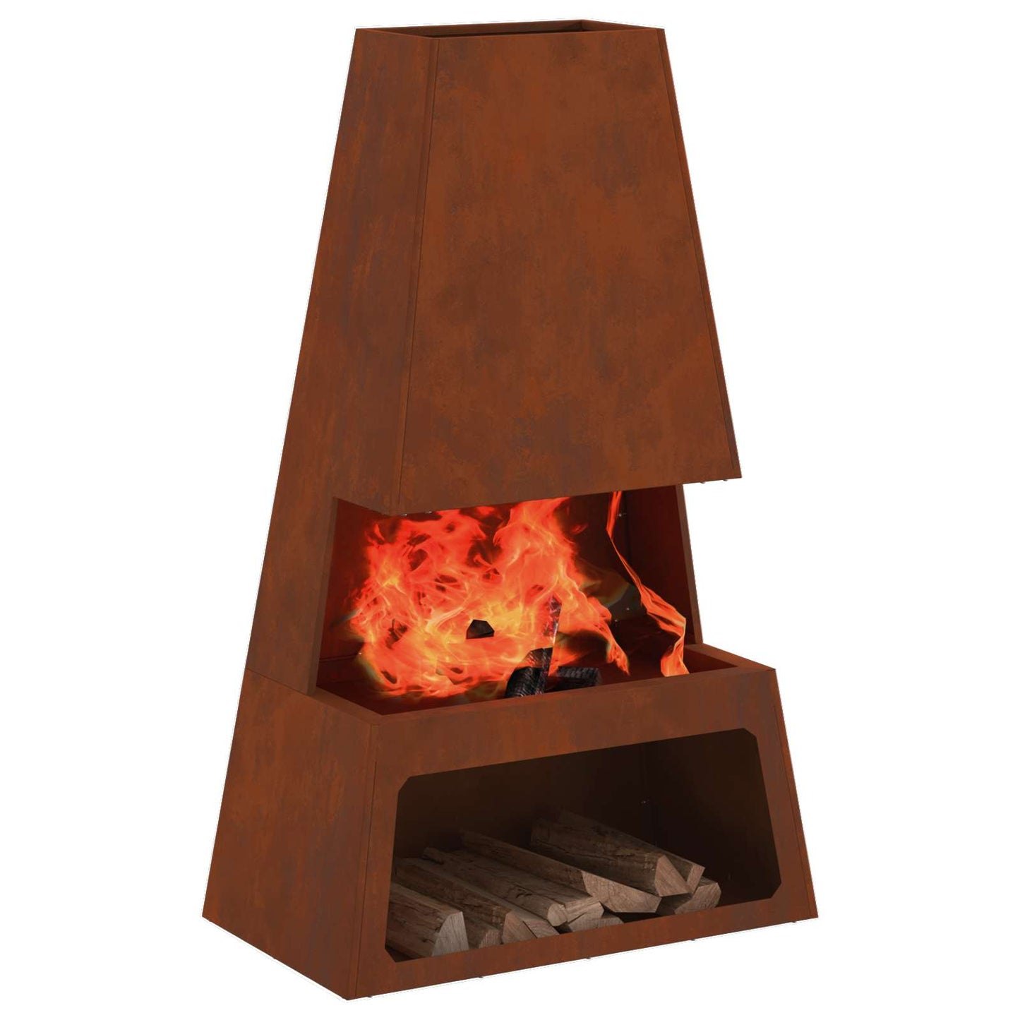 Focolare Marrone 60 x 35 x 100 cm | homemem39