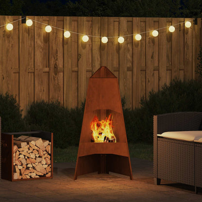 Focolare Marrone 50 x 50 x 95 cm | homemem39