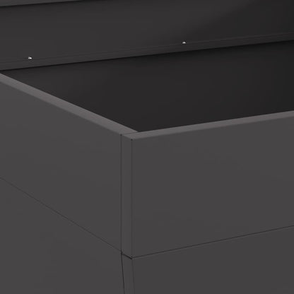 Focolare Nero 80 x 80 x 43 cm Acciaio