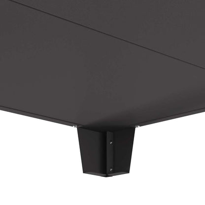Focolare Nero 80 x 80 x 43 cm Acciaio