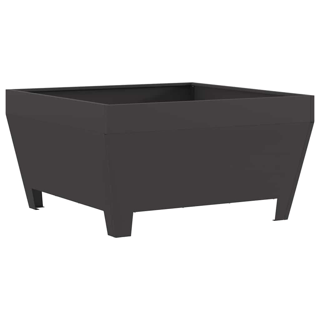 Focolare Nero 80 x 80 x 43 cm Acciaio