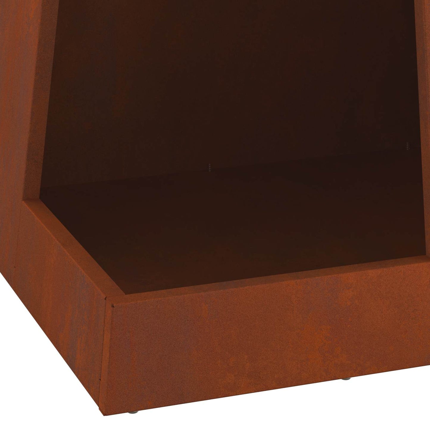 Focolare Marrone 35 x 35 x 100 cm Acciaio CorTen | homemem39