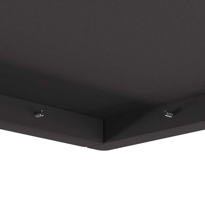 Focolare Nero 80 x 80 x 40 cm Acciaio | homemem39