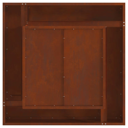 Focolare Marrone 80 x 80 x 40 cm | homemem39