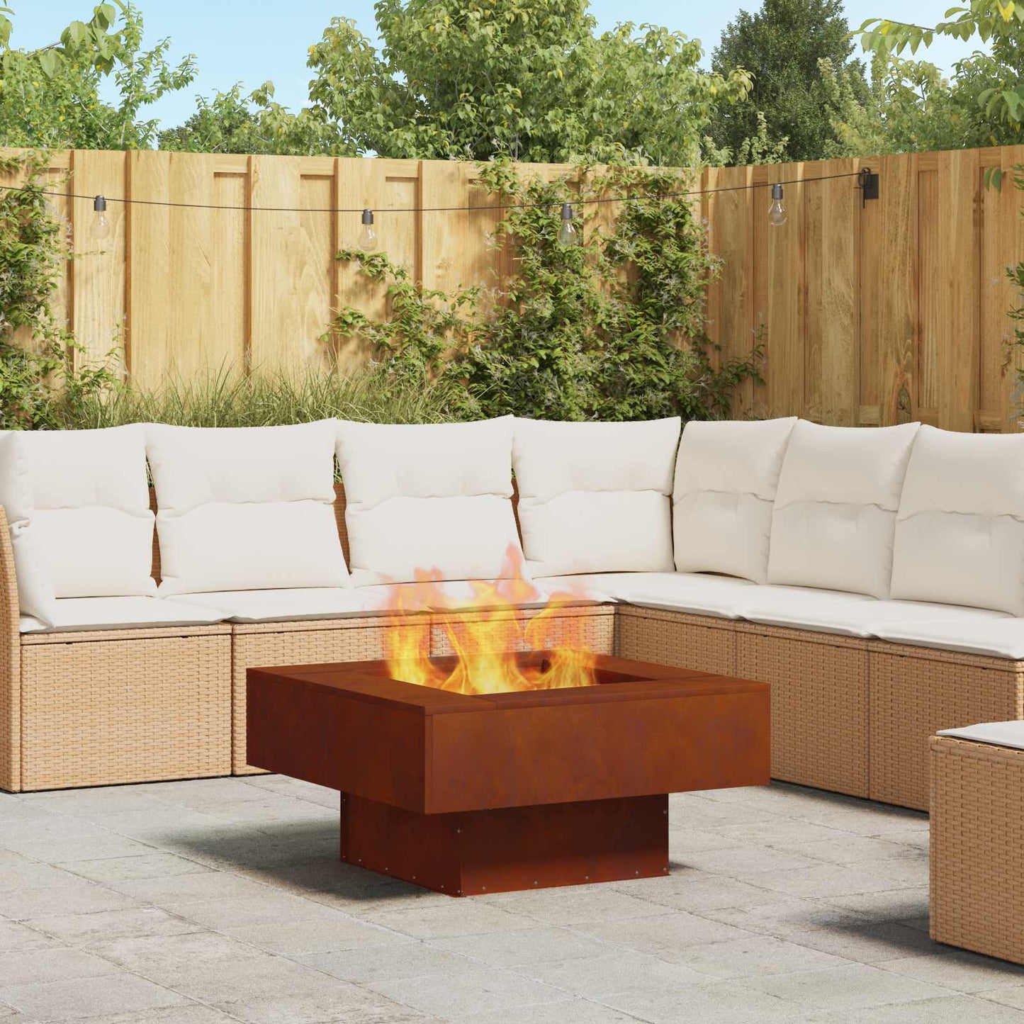 Focolare Marrone 80 x 80 x 40 cm | homemem39