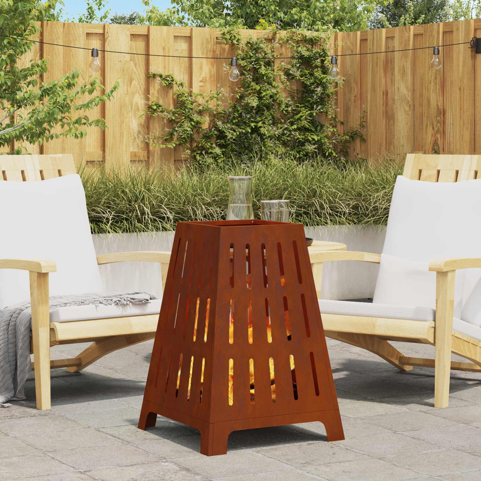Focolare Marrone 50 x 50 x 70 cm | homemem39