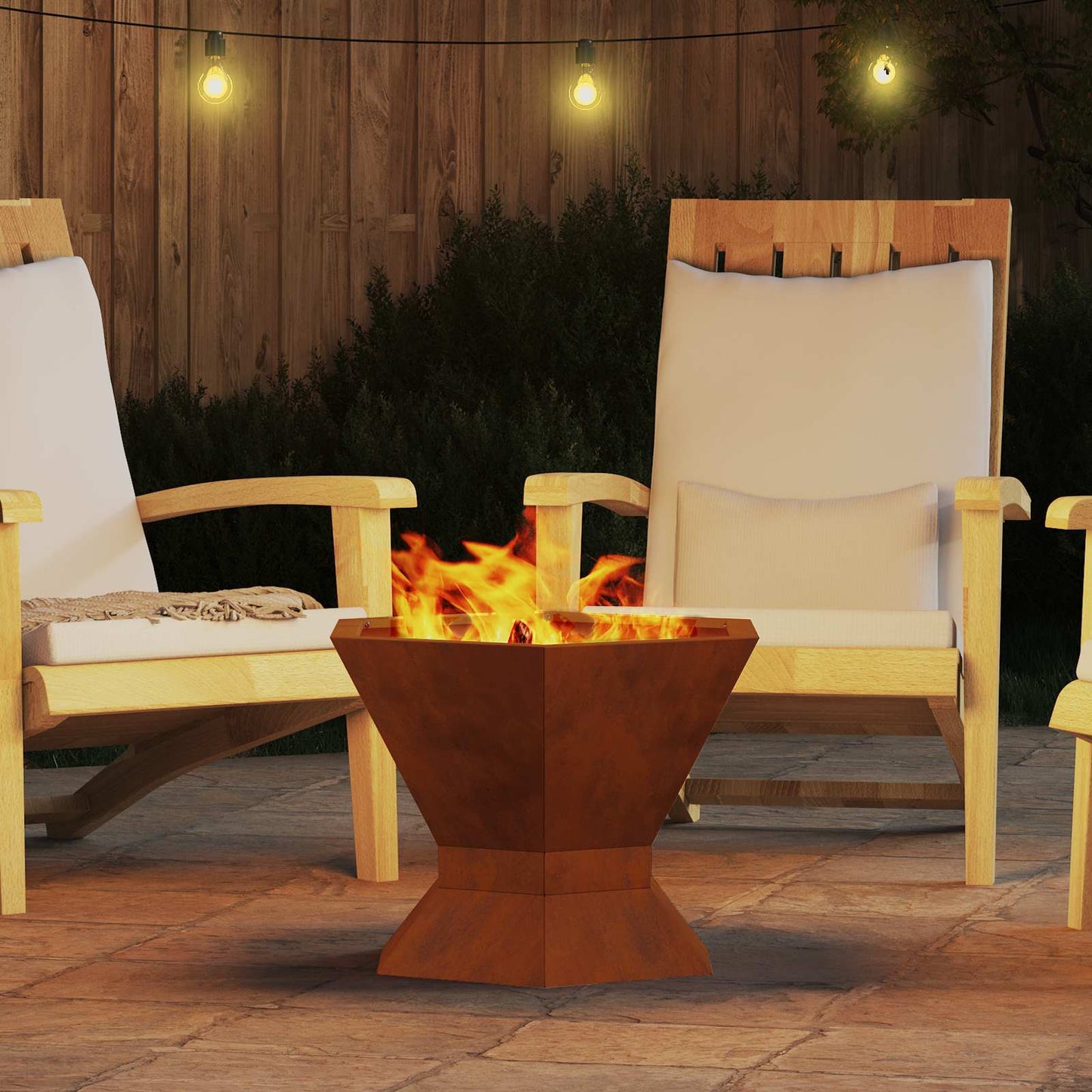Focolare Marrone 50 x 50 x 40 cm | homemem39