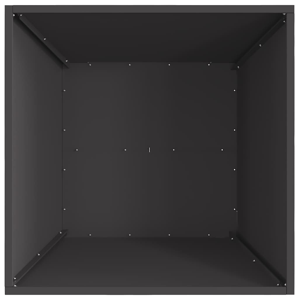 Focolare Nero 60 x 60 x 30 cm Acciaio