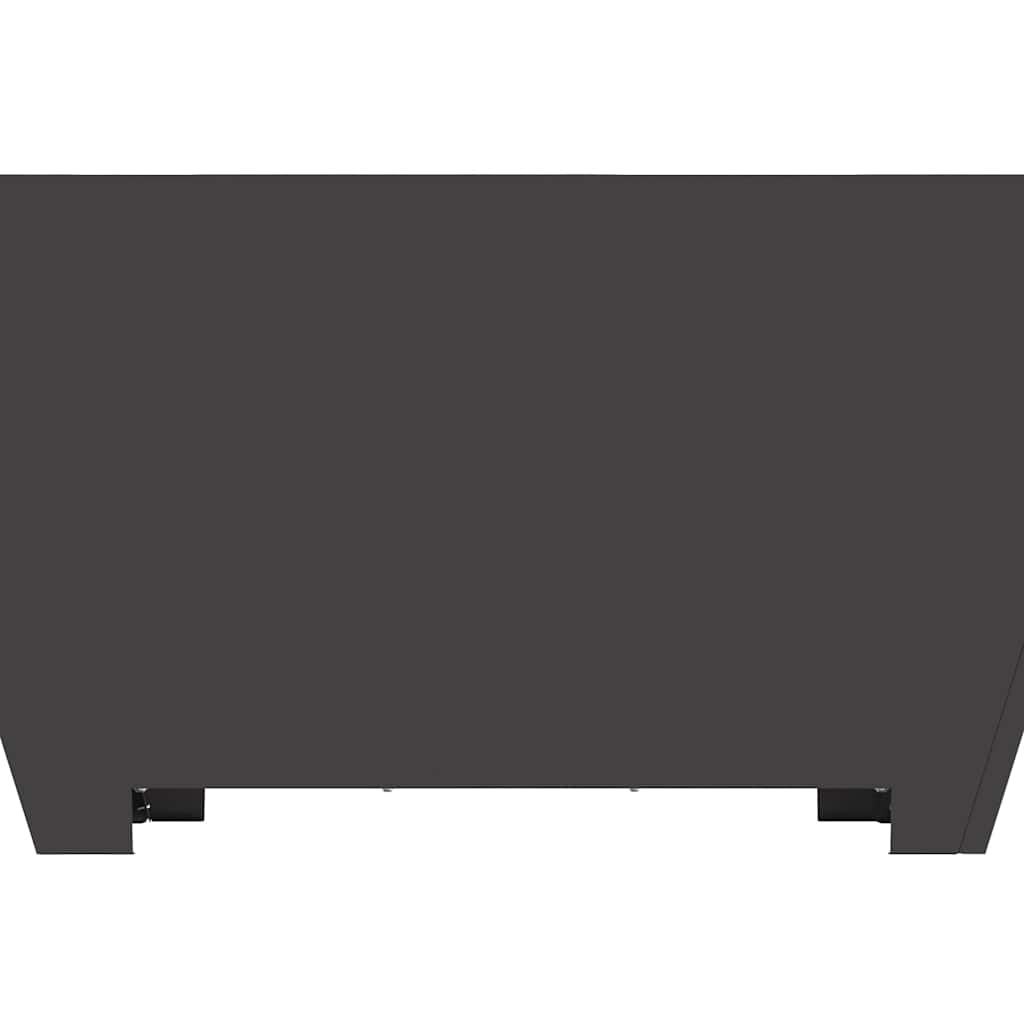 Focolare Nero 80 x 80 x 40 cm Acciaio