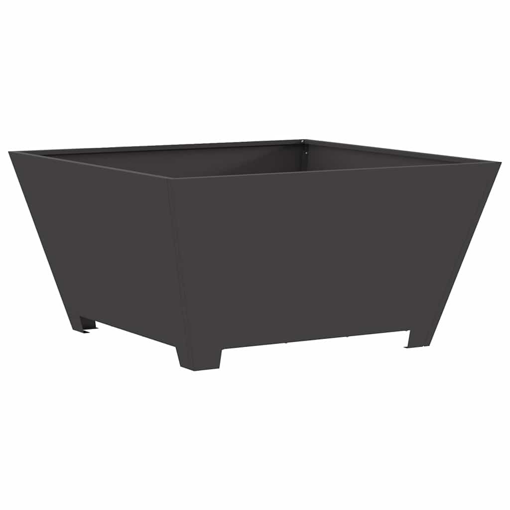Focolare Nero 80 x 80 x 40 cm Acciaio