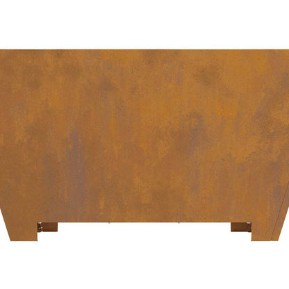 Focolare Marrone 80 x 80 x 40 cm Acciaio