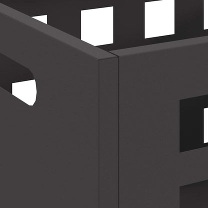 Focolare Nero 50 x 30 x 40 cm Acciaio laminato a freddo