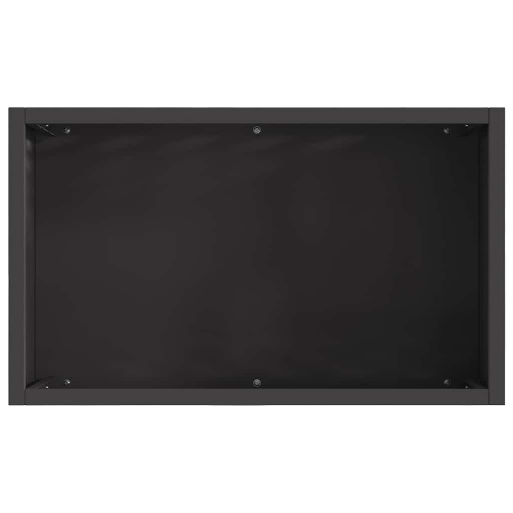 Focolare Nero 50 x 30 x 40 cm Acciaio laminato a freddo