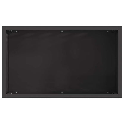 Focolare Nero 50 x 30 x 40 cm Acciaio laminato a freddo